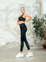 ARTEMES - Green Pulse Stylish Strides Legging - VECTOR SPORTSWEAR