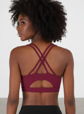 Active Shockproof Bra - Maroon - VECTOR SPORTSWEAR
