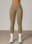 COREFLOW - Seamless Waist Leggings - Khaki - VECTOR SPORTSWEAR