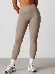 COREFLOW – Compression Legging - Ivory Beige - VECTOR SPORTSWEAR
