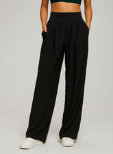 CloudDrape Activewear Pants - Black - VECTOR SPORTSWEAR