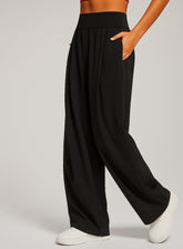 CloudDrape Activewear Pants - Black - VECTOR SPORTSWEAR