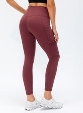 CloudSoft Pocket Legging - Crimson Clay - VECTOR SPORTSWEAR
