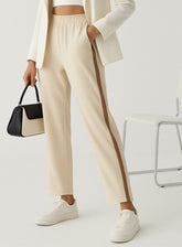 ComfiCore - Wide2Tight Active Pants - Gravel And Macchiato - VECTOR SPORTSWEAR