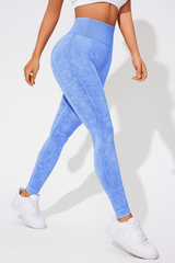 ContourFlex Sculpt Leggings – Stone Washed Blue - VECTOR SPORTSWEAR