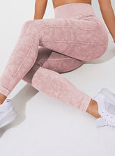 ContourFlex Sculpt Leggings – Stone Washed Pink - VECTOR SPORTSWEAR