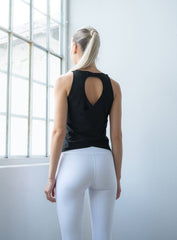 FREYA - ComfortFlex Sleeveless Tank Top - Black - VECTOR SPORTSWEAR