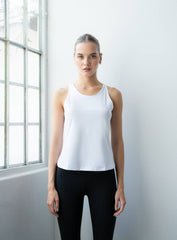 FREYA - ComfortFlex Sleeveless Tank Top - White - VECTOR SPORTSWEAR