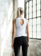 FREYA - ComfortFlex Sleeveless Tank Top - White - VECTOR SPORTSWEAR