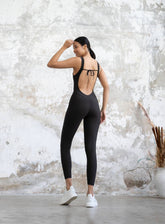 FRIGG - GlamourGlide Jumpsuit - Black - VECTOR SPORTSWEAR