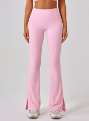 FlareFit Yoga Leggings - Pink - VECTOR SPORTSWEAR