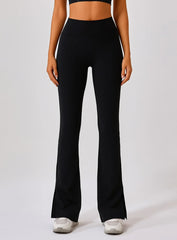 FlareFit Yoga Leggings - Black - VECTOR SPORTSWEAR