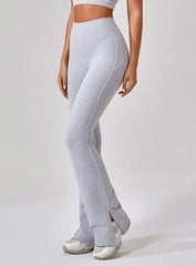FlareFit Yoga Leggings - Heather Gray - VECTOR SPORTSWEAR