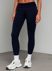 FlexFold™ CloudTouch Legging Navy Blue - VECTOR SPORTSWEAR