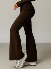 FlowRise - Ruched Waist Legging - Coffee Black - VECTOR SPORTSWEAR