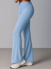 FlowRise - Ruched Waist Legging - Haze Blue - VECTOR SPORTSWEAR