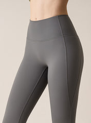 FlowRise - Split Flare Leggings - Iron Gray - VECTOR SPORTSWEAR