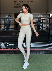 GONDUL - Camouflage Comfort Legging - Beige - VECTOR SPORTSWEAR