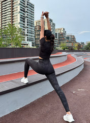 GONDUL - Camouflage Comfort Legging - Black - VECTOR SPORTSWEAR