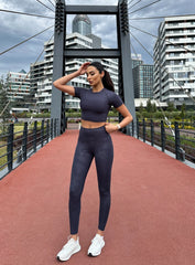 GONDUL - Camouflage Comfort Legging - Navy Blue - VECTOR SPORTSWEAR