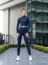 HERA - COMPRESSION LEGGING - NAVY BLUE - VECTOR SPORTSWEAR