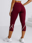 Mid - Calf Running Legging - Bordeaux - VECTOR SPORTSWEAR