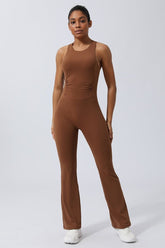 NORSE - VibeFlex Yoga Jumpsuit - Brown Sugar - VECTOR SPORTSWEAR