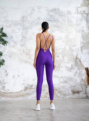 NORSE - YOGA JUMPSUIT - PURPLE - VECTOR SPORTSWEAR