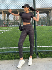 ONYX - Extra Soft Camouflage Jogger - Black - VECTOR SPORTSWEAR