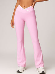 PowerCurve™ V - Cross Waist Legging Pink - VECTOR SPORTSWEAR
