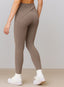 SculptCore Crossover Leggings - Milk Coffee - VECTOR SPORTSWEAR