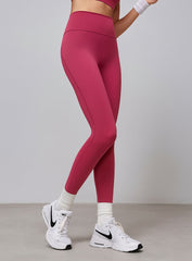 SculptCore Crossover Leggings - Rose Red - VECTOR SPORTSWEAR