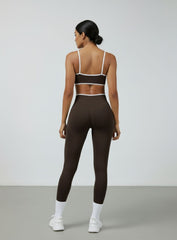 SculptCurve - HydraFit Seamless Legging - Brown - VECTOR SPORTSWEAR