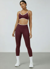 SculptCurve - HydraFit Seamless Legging - Maroon - VECTOR SPORTSWEAR