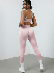 SculptCurve - HydraFit Seamless Legging - Pink - VECTOR SPORTSWEAR