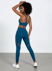 Shockproof Fitness Bra - Petroleum Blue - VECTOR SPORTSWEAR