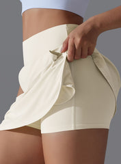 SmoothCore™ Athletic Skirt - Light Ivory - VECTOR SPORTSWEAR