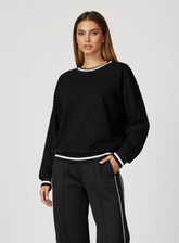 vector sportswear - Women’s casual loose fit sweater pullover