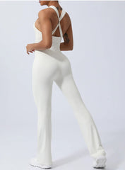 NORSE - VibeFlex Yoga Jumpsuit - Milky White - VECTOR SPORTSWEAR