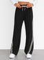 Streetwear Wide Leg Sweatpants - Black - VECTOR SPORTSWEAR