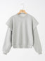 The Essential Pleated Knit Sweater - Gray - VECTOR SPORTSWEAR
