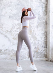 HERA - COMPRESSION LEGGING - GREY - VECTOR SPORTSWEAR