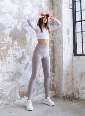 HERA - COMPRESSION LEGGING - GREY - VECTOR SPORTSWEAR