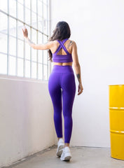 HERA - COMPRESSION LEGGING - PURPLE - VECTOR SPORTSWEAR