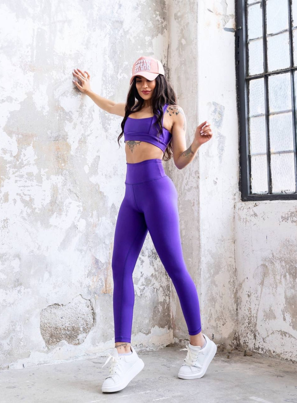 HERA - COMPRESSION LEGGING - PURPLE - VECTOR SPORTSWEAR