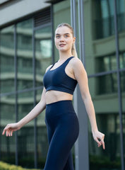 HERA - HELIX SPORTS BRA - NAVY BLUE - VECTOR SPORTSWEAR
