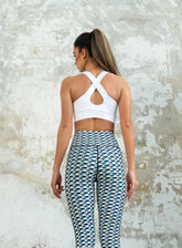 HERA - HELIX SPORTS BRA - WHITE - VECTOR SPORTSWEAR