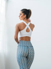 HERA - HELIX SPORTS BRA - WHITE - VECTOR SPORTSWEAR