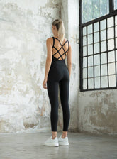 NORSE - CRISS - CROSSED CHIC JUMPSUIT - BLACK - VECTOR SPORTSWEAR