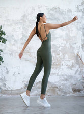 NORSE - YOGA JUMPSUIT - KHAKI - VECTOR SPORTSWEAR